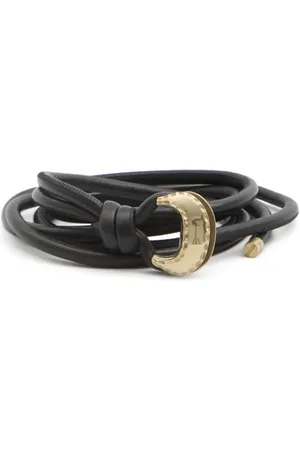 Golden Goose Nappa Leather Belt with Metal Caps