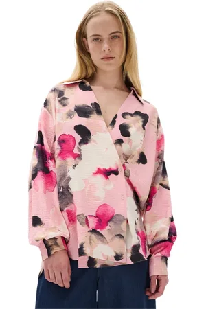 INWEAR Blouses, female, , XL, Pale Flower Clouds Shirt Blouse