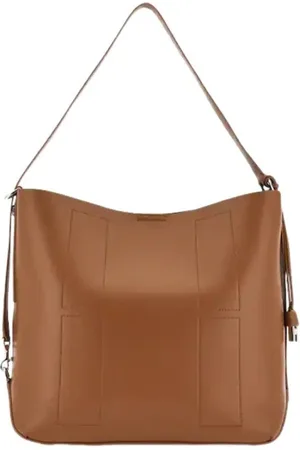 Hogan Shoulder Bags, female, , ONE SIZE, Leather Hobo Shoulder Bag