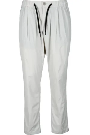 HERNO Slim-fit Trousers, male, , L, Stretch Cone Leggings with Elastic Waist