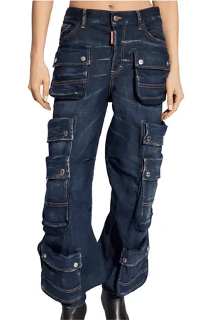 Dsquared2 Cargo Multi-Pocket Cotton Trousers