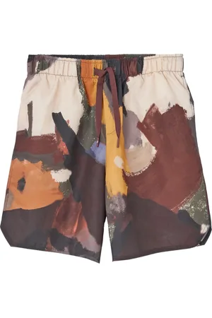 J.W.Anderson Beachwear, male, , M, Green Sea Clothing Bermuda Swim Shorts