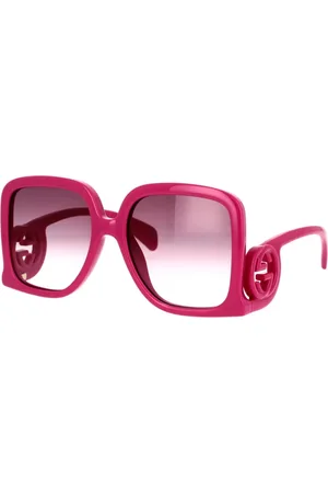 Gucci Sunglasses, female, , 58 MM, Square Oversize Sunglasses with Interlocking Logo