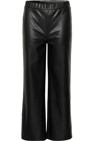 Cream Cropped Trousers, female, , XL, High-waisted Flare Trousers in Pitch