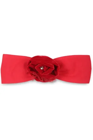 MONNALISA Hair Accessories, female, , 2XS, Velvet Rose Crystal Headband