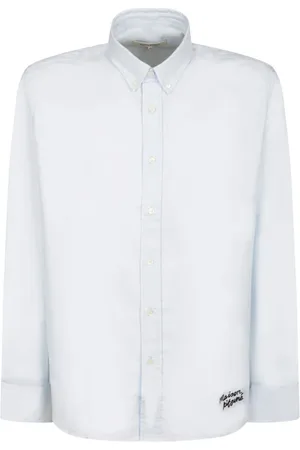 Maison Kitsuné Formal Shirts, male, , L, Fox Head Shirt Casual Cut