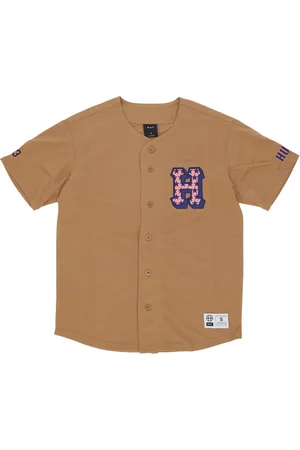 Huf Mesh Baseball Shirt with Button Fastening