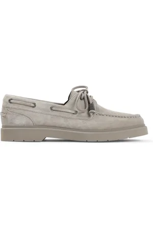 Brunello Cucinelli Sailor Shoes, female, , 6 UK, Grey Loafer Shoes Elegant Stylish
