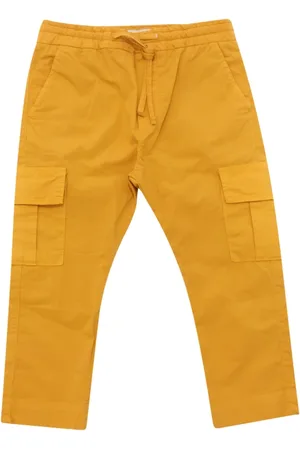 Paolo Pecora Trousers, male, , 12 Y, Cargo Kids Trousers Made in Italy