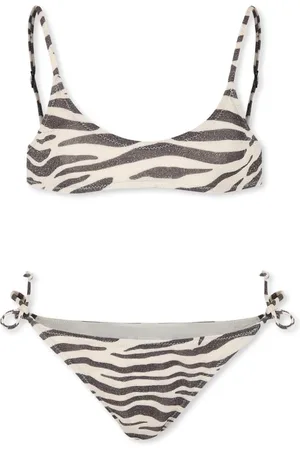 MC2 SAINT BARTH Zebra Print Bikini Set