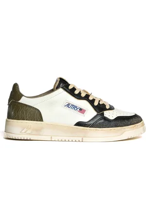Autry Vintage Leather Trainers for Men