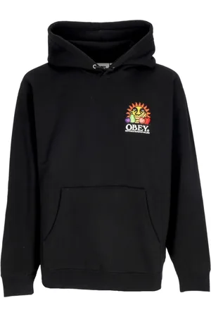 Obey Hoodies, male, , L, Fleece Hoodie with Embroidery