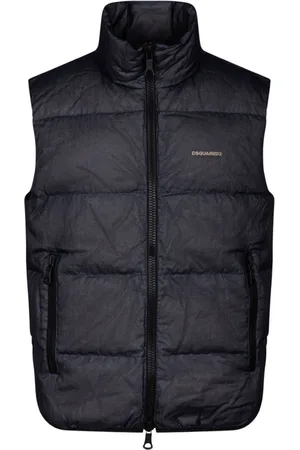 Dsquared2 Vests, male, , M, Navy Puffer Vest Quilted Design