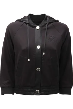 Emporio Armani Hoodies, female, , XS, Blouson Jacket Knit Details