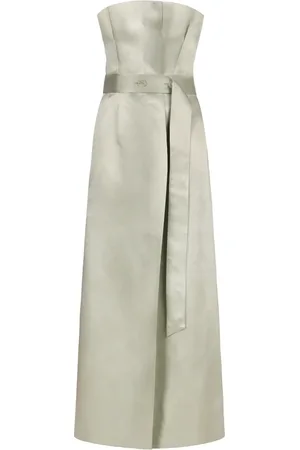 Serafini Party Dresses, female, , XS, Chic Off-Shoulder Dress with Waist Belt