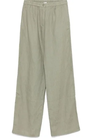 Samsøe Samsøe Wide Trousers, female, , S, Vetiver Satove Trousers