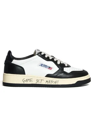 Autry Premium Leather Trainers in /Black