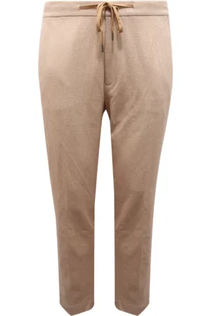 Paolo Pecora Slim-fit Trousers, male, , M, Casual Trousers with Viscose Blend