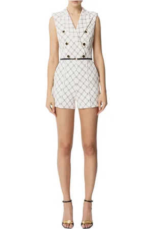 Elisabetta Franchi Playsuits, female, , M, Stylish 96% Polyester 4% Elastane Dress