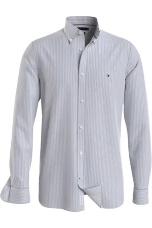 Tommy Hilfiger Casual Shirts, male, , XS, Cloudy Blue Striped Shirt