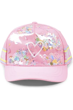Billieblush Hats & Caps, unisex, , 50 CM, Sequin Heart Visor Hat
