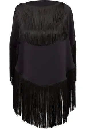 Maison Margiela Blouses, female, , XS, Fringe Boat Neck Top