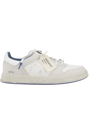 Premiata Sneakers, male, , 8 UK, Leather Trainers with Perforated Toe