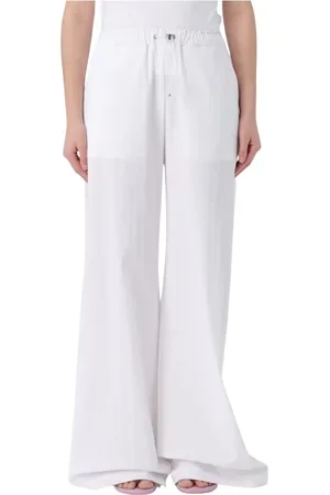 Moschino Wide Trousers, female, , S, Trousers for Men