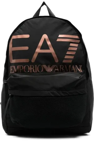 EA7 Backpacks, unisex, , ONE SIZE, Casual Backpack with Rose Gold Logo