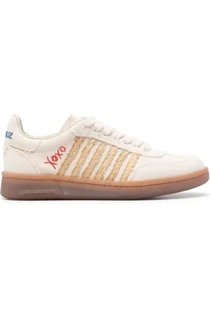 Dsquared2 Embroidered motif lace-up Trainers