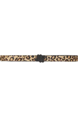 Munthe Belts, female, , M/L, Leopard Print Belt with Stylish Buckle