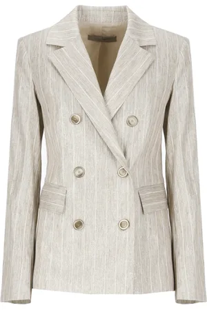 D.EXTERIOR Blazers, female, , XS, Golden Viscose Blend Blazer Woman