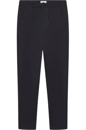 Les Deux Straight Trousers, male, , W36, Tapered Drawstring Trousers Navy
