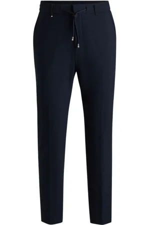 HUGO BOSS Slim-fit Trousers, male, , XL, Elegant Blend of Fabrics for You