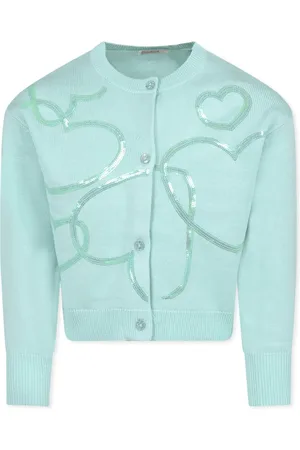 Billieblush Sequin Heart Cardigan