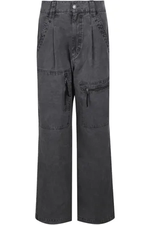 Isabel Marant Cargo Jeans with Multiple Pockets