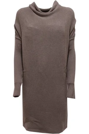 Emporio Armani Knitted Dresses, female, , XS, Grey Dove Jeans Dress