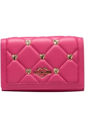 Moschino Chain Shoulder Bag with Logo Front