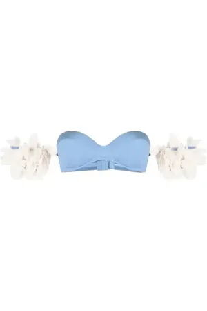LA REVECHE Floral Bikini Top