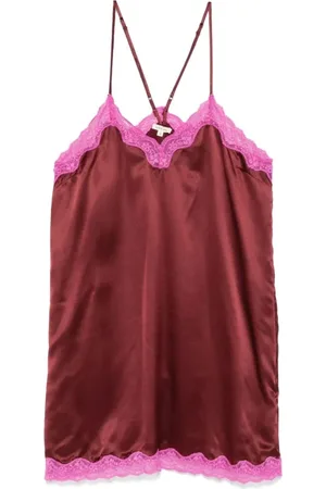 LOVE Stories Nightgowns, female, , XS, Burgundy Mini Dress
