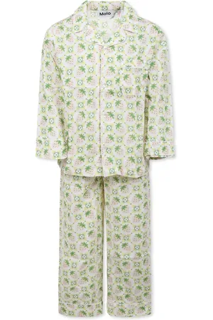 Molo Pyjamas, male, , 2 Y, Strawberry Print Ivory Cotton Pyjamas
