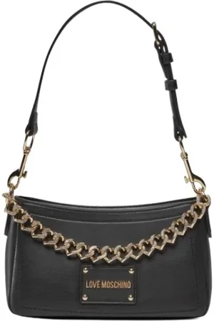 Moschino Shoulder Bags, female, , ONE SIZE, Hand Bag with Chain Decoration