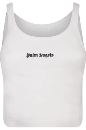 Palm Angels Chic Top with Logo Print