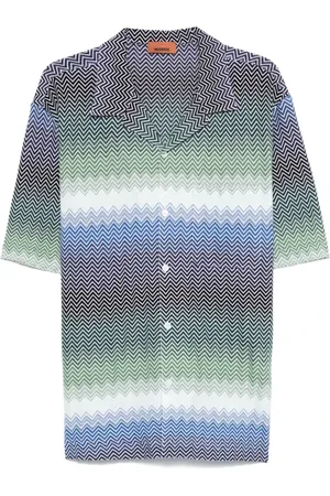 Missoni Short Sleeve Shirts, male, , L, Casual Short Sleeve Shirt