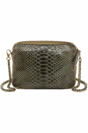 CLARIS VIROT Cross Body Bags, female, , ONE SIZE, Python Chain Shoulder Bag
