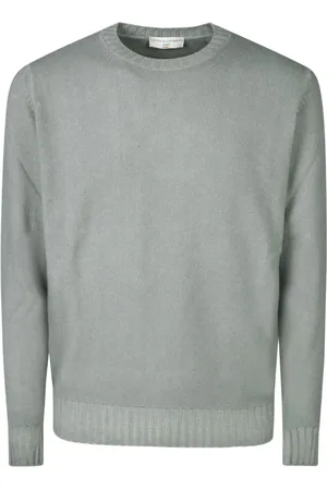 FILIPPO DE LAURENTIIS Ribbed Wool Cashmere Crew Neck Jumper