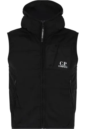 C.P. Company Vests, male, , 8 Y, Padded Gilet with Hood