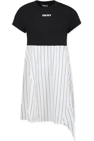 DKNY Dresses, female, , 4 Y, Striped Short-Sleeved Casual Dress