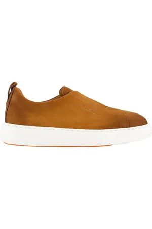 santoni Sneakers, male, , 6 1/2 UK, Nubuck Sneaker for Men