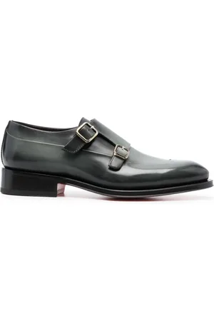 santoni Business Shoes, male, , 9 UK, Monk Strap Shoes